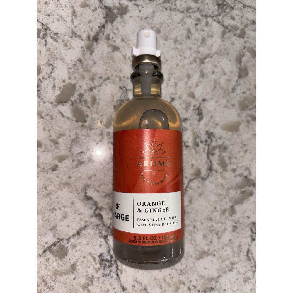 Bath & Body Works Aroma Recharge Orange & Ginger Essential Oil Mist 5.3 fl oz